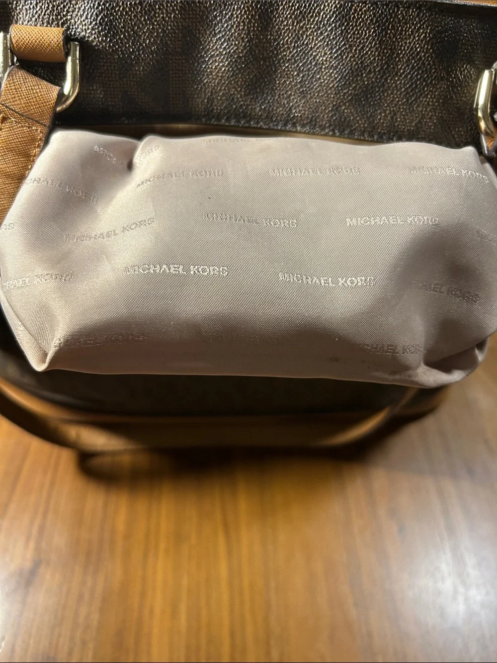 Michael Kors Brown & Tan Signature Tote